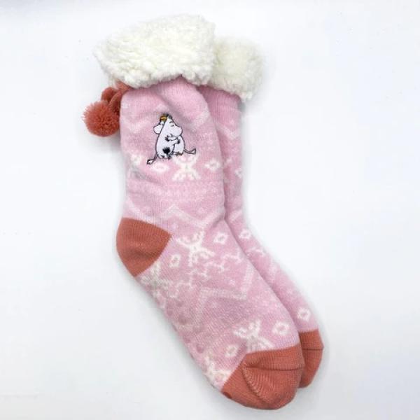 warme, rutschfeste Mumin Socken - Love, Liebe, Umarmung - von Disaster Desings